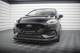 Street Pro Cup Spoilerlippe Front Ansatz passend für Ford Fiesta ST / ST-Line Mk8 Facelift SCHWARZ