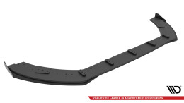 Street Pro Cup Spoilerlippe Front Ansatz passend für Ford Fiesta ST / ST-Line Mk8 Facelift SCHWARZ+ HOCHGLANZ FLAPS