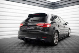 Heck Ansatz Diffusor passend für Audi A3 Sportback...