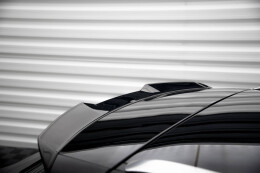 Oberer Heck Spoiler Aufsatz Abrisskante 3D für Lexus RX Mk4 Facelift schwarz Hochglanz