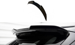 Oberer Heck Spoiler Aufsatz Abrisskante 3D passend für Lexus RX Mk4 Facelift schwarz Hochglanz