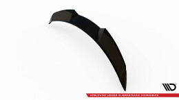 Oberer Heck Spoiler Aufsatz Abrisskante 3D passend für Lexus RX Mk4 Facelift schwarz Hochglanz