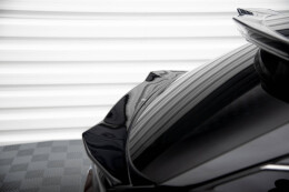 Unterer Heck Spoiler Aufsatz Abrisskante 3D für Lexus RX Mk4 FL schwarz Hochglanz