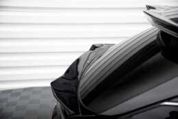 Unterer Heck Spoiler Aufsatz Abrisskante 3D passend für Lexus RX Mk4 Facelift schwarz Hochglanz