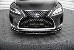 Cup Spoilerlippe Front Ansatz passend für Lexus RX Mk4 Facelift schwarz Hochglanz