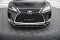 Cup Spoilerlippe Front Ansatz passend für Lexus RX Mk4 Facelift schwarz Hochglanz
