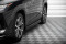 Seitenschweller Ansatz Cup Leisten passend für Lexus RX Mk4 Facelift (Version mit OEM-Trittbrettern) schwarz Hochglanz