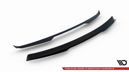 Heck Spoiler Aufsatz Abrisskante für Suzuki Vitara S Mk2 schwarz Hochglanz