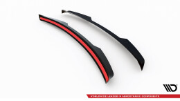 Heck Spoiler Aufsatz Abrisskante passend für Suzuki Vitara S Mk2 schwarz Hochglanz