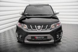 Cup Spoilerlippe Front Ansatz V.1 passend für Suzuki Vitara S Mk2 schwarz Hochglanz