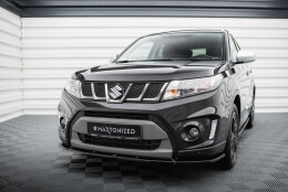 Cup Spoilerlippe Front Ansatz V.2 passend für Suzuki Vitara S Mk2 schwarz Hochglanz