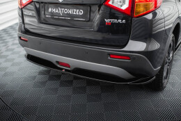 Mittlerer Cup Diffusor Heck Ansatz passend für Suzuki Vitara S Mk2 schwarz Hochglanz