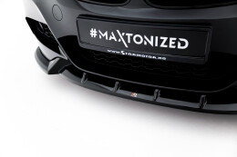 Cup Spoilerlippe Front Ansatz V.1 passend für BMW 3er GT M-Paket F34 schwarz Hochglanz