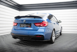 Heck Ansatz Flaps Diffusor V.1 passend für BMW 3er GT M-Paket F34 schwarz Hochglanz