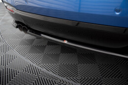 Heck Ansatz Flaps Diffusor V.1 passend für BMW 3er GT M-Paket F34 schwarz Hochglanz