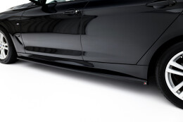 Street+ Seitenschweller Leisten passend für BMW 3er GT M-Paket F34 schwarz Hochglanz