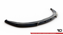 Cup Spoilerlippe Front Ansatz passend für Toyota Yaris T-Sport Mk1 Facelift schwarz Hochglanz