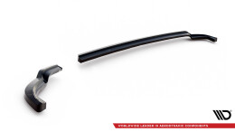 Heck Ansatz Flaps Diffusor für Toyota Yaris T-Sport Mk1 FL schwarz Hochglanz