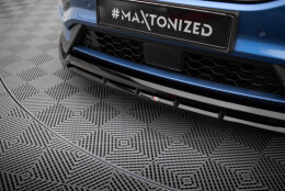 Cup Spoilerlippe Front Ansatz passend für Ford Edge ST Mk2 schwarz Hochglanz