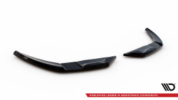 Heck Ansatz Flaps Diffusor passend für Ford Edge ST Mk2 schwarz Hochglanz