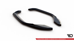Heck Ansatz Flaps Diffusor V.1 passend für Cupra Leon Hatchback Mk1 schwarz Hochglanz