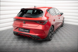Street+ Heck Ansatz Flaps V.1 passend für CUPRA Leon Hatchback Mk1 schwarz Hochglanz