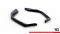 Heck Ansatz Flaps Diffusor V.1 für Cupra Leon Hatchback Mk1 schwarz Hochglanz