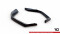 Heck Ansatz Flaps Diffusor V.1 passend für Cupra Leon Hatchback Mk1 schwarz Hochglanz