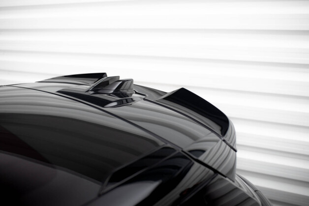 Heck Spoiler Aufsatz Abrisskante 3D passend für Land Rover Range Rover Evoque HSE Dynamic Mk1 Facelift schwarz Hochglanz