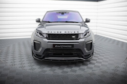 Cup Spoilerlippe Front Ansatz für Land Rover Range Rover Evoque Mk1 Facelift schwarz Hochglanz