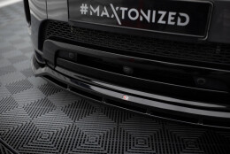 Cup Spoilerlippe Front Ansatz passend für Land Rover Range Rover Evoque HSE Dynamic Mk1 Facelift schwarz Hochglanz