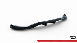 Mittlerer Cup Diffusor Heck Ansatz DTM Look passend für Land Rover Range Rover Evoque HSE Dynamic Mk1 Facelift schwarz Hochglanz