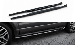 Seitenschweller Ansatz Cup Leisten passend für Land Rover Range Rover Evoque HSE Dynamic Mk1 Facelift schwarz Hochglanz