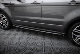 Seitenschweller Ansatz Cup Leisten passend für Land Rover Range Rover Evoque HSE Dynamic Mk1 Facelift schwarz Hochglanz