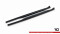 Seitenschweller Ansatz Cup Leisten passend für Land Rover Range Rover Evoque HSE Dynamic Mk1 Facelift schwarz Hochglanz