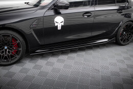 Seitenschweller Ansatz Cup Leisten V.3 passend für CSL Look BMW M3 Limousine / Touring G80 / G81 schwarz Hochglanz