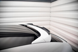 Heck Spoiler Aufsatz Abrisskante passend für Porsche Cayenne Coupe Mk3 schwarz Hochglanz