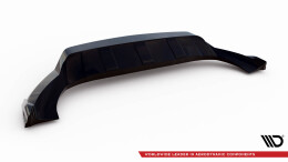 Cup Spoilerlippe Front Ansatz passend für Porsche Cayenne Coupe / SUV Mk3 schwarz Hochglanz