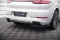Mittlerer Cup Diffusor Heck Ansatz DTM Look passend für Porsche Cayenne Coupe / SUV Mk3 schwarz Hochglanz