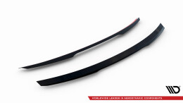Heck Spoiler Aufsatz Abrisskante passend für Audi A7 C7 schwarz Hochglanz