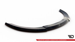 Cup Spoilerlippe Front Ansatz V.1 passend für Audi A7 C7 schwarz Hochglanz