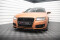 Cup Spoilerlippe Front Ansatz V.2 passend für Audi A7 C7 schwarz Hochglanz