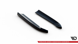Heck Ansatz Flaps Diffusor V.2 passend für Audi A7 S-Line C7 schwarz Hochglanz
