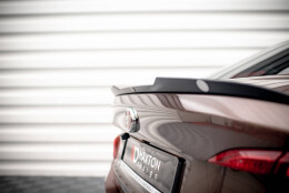Heck Spoiler Aufsatz Abrisskante passend für Fiat Tipo S Limousine Mk1 schwarz Hochglanz