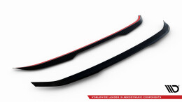 Heck Spoiler Aufsatz Abrisskante passend für Fiat Tipo S Limousine Mk1 schwarz Hochglanz