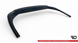 Mittlerer Cup Diffusor Heck Ansatz DTM Look passend für Fiat Tipo S Limousine Mk1 schwarz Hochglanz