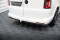 Mittlerer Cup Diffusor Heck Ansatz passend für VW T6 Lang Facelift schwarz Hochglanz