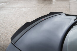Heck Spoiler Aufsatz Abrisskante passend für Audi RS4 Limousine B7 schwarz Hochglanz