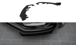 Front Stoßstange Flaps für Ford Fiesta ST Mk8 Facelift schwarz Hochglanz