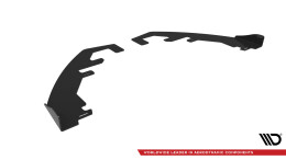 Front Stoßstange Flaps passend für Ford Fiesta ST Mk8 FL schwarz Hochglanz